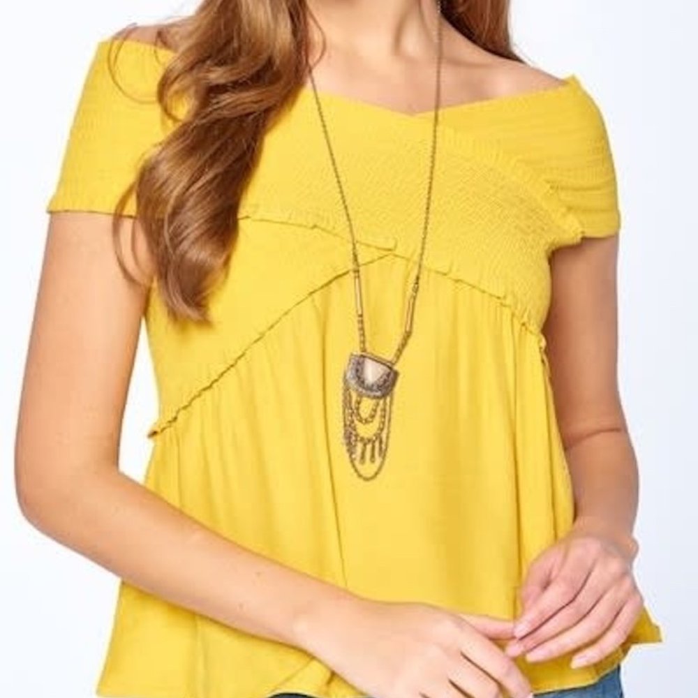 smocked top